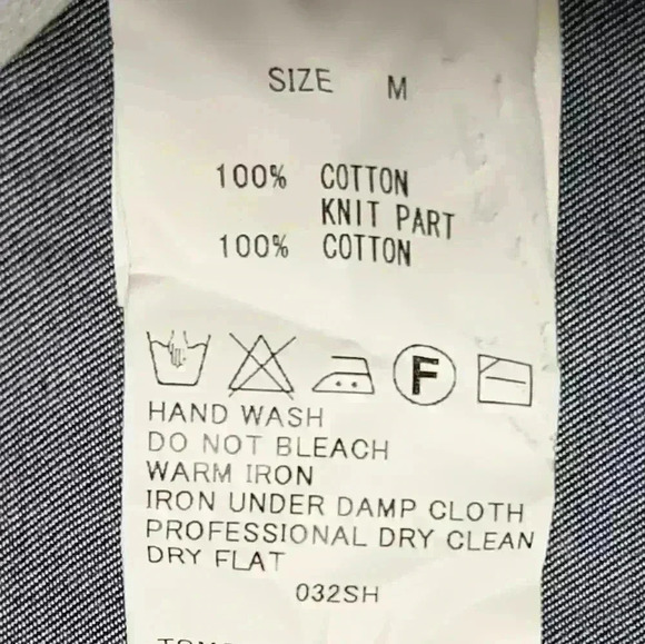 Tomorrowland 💯 cotton  short sleeve button down shirt. Men's size M - Picture 5 of 5